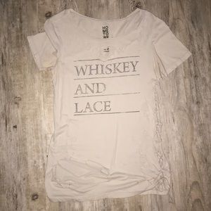 NWOT Distressed tee